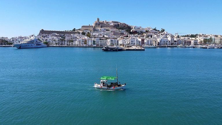 Dalt Vila vista des del port d’Eivissa